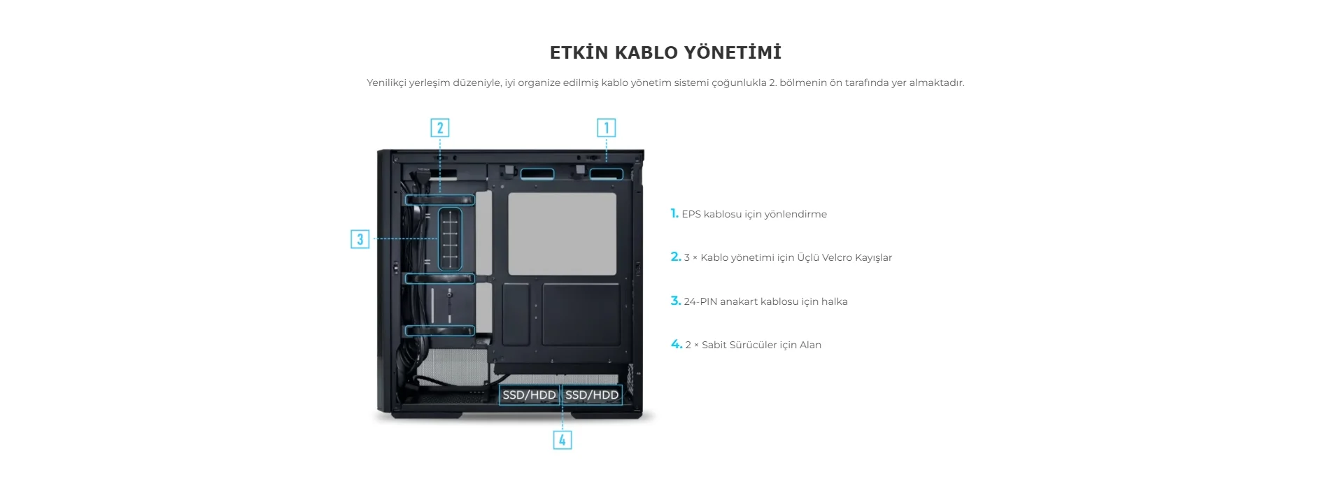 Lian Li Lancool 207 Siyah Mid-Tower ATX Kasa
