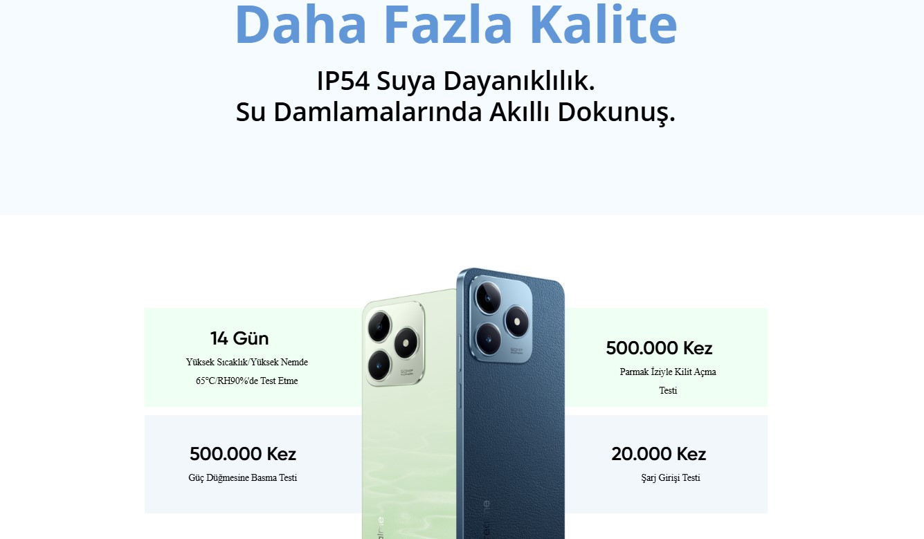 Realme C63 256GB 8GB RAM Yeşil Cep Telefonu 