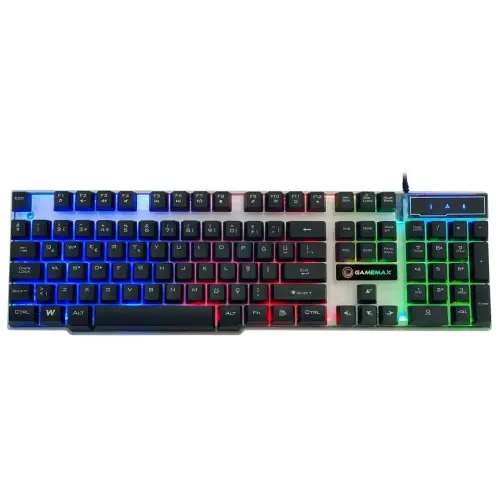 Gamemax FK-G508QU 3 Renk Işıklı USB Gaming Klavye