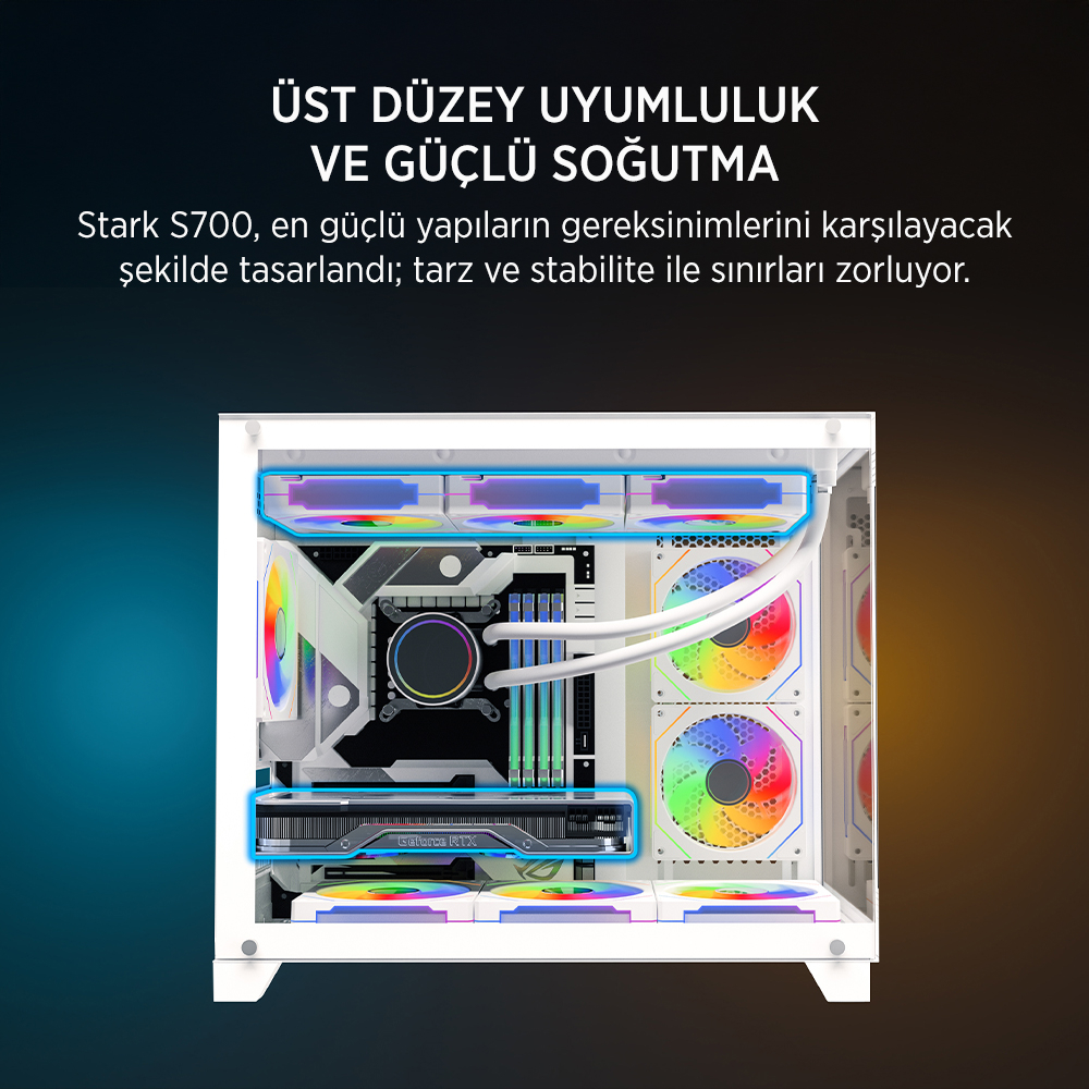 Vortex Prime | AMD Ryzen 7 5700 | 16 GB DDR4 | Gainward RTX 5060 TI 8 GB | 1 TB SSD Tavsiye Sistem