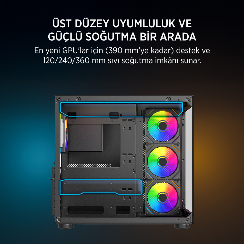 Strain Gold | AMD Ryzen 5 7500F | 16 GB DDR5 | Gainward RTX 5060 TI 8 GB | 1 TB SSD Tavsiye Sistem