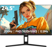 GamePower Kaze T10 24″ 200Hz 0.5ms FHD Fast IPS 2x2W Speaker Gaming Monitör (Sıfır Ölü Piksel Garantili)