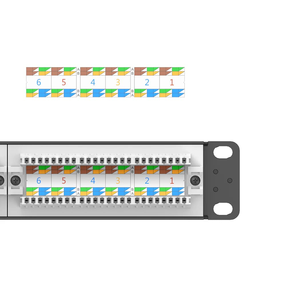 Unitek 24Port CAT6 UTP RJ45 Bağlantı Paneli (T003A)