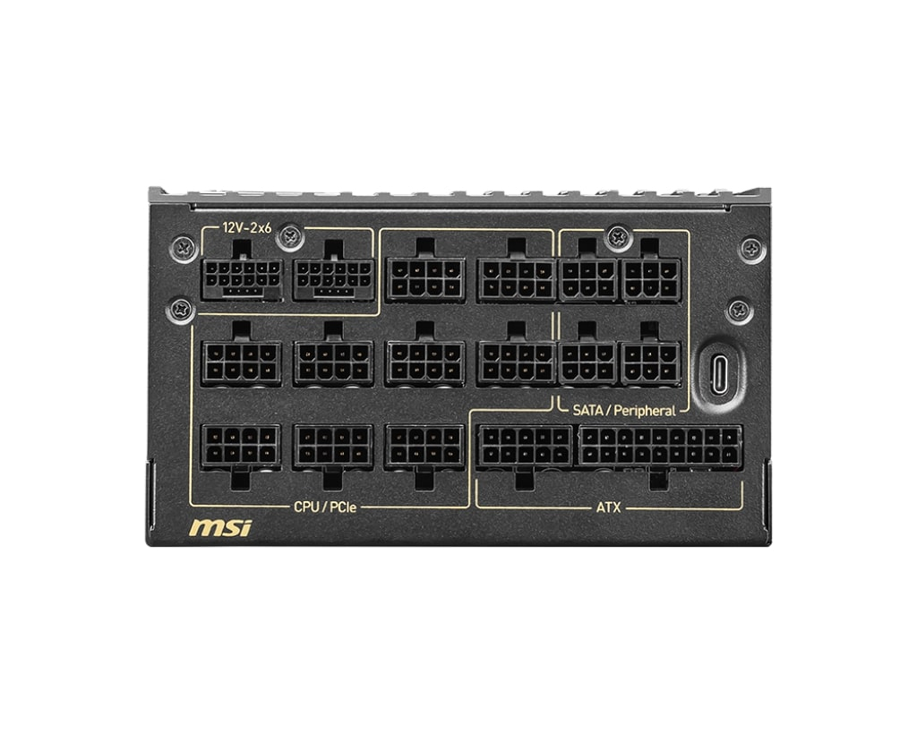 MSI MEG AI1600T PCIE5 1600W 80+ Titanyum Full Modüler Power Supply